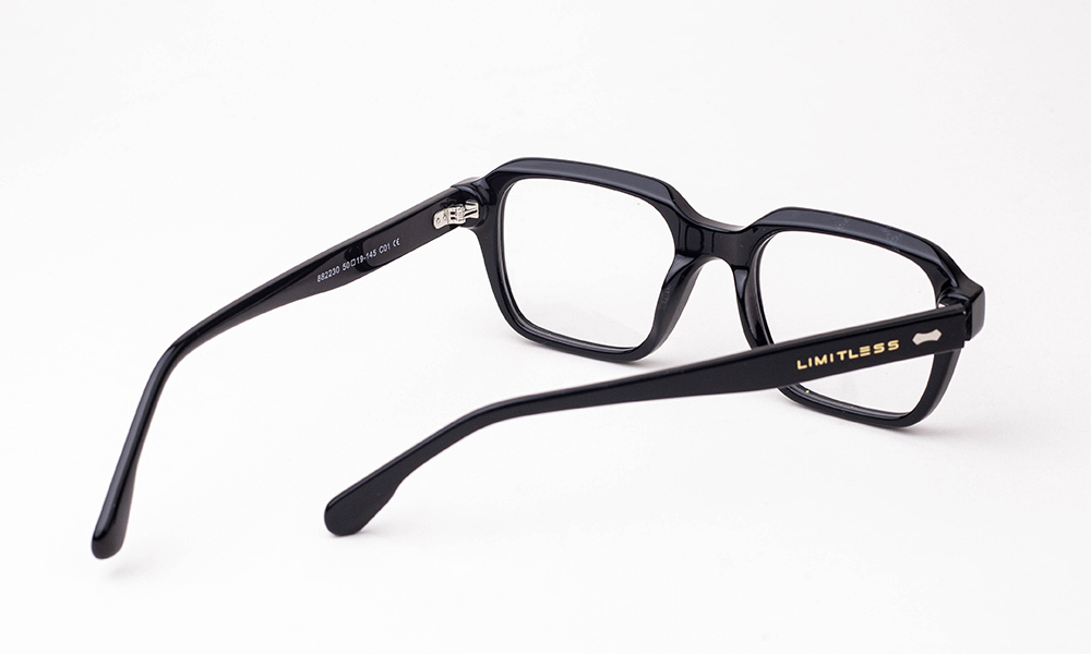 Premium Shining Black Square Eyeglass - Image 3
