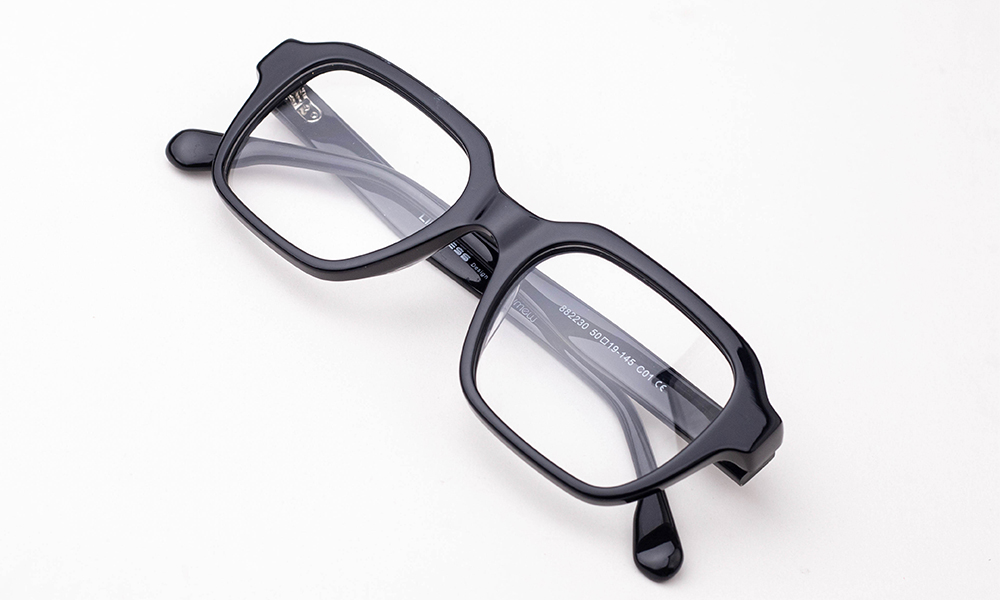 Premium Shining Black Square Eyeglass - Image 4