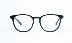 Limitless Round Shining Black Acetate Frame