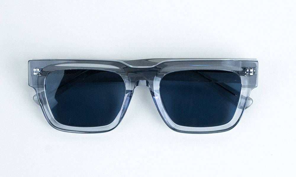 Transparent Grey Black Lens Sunglass