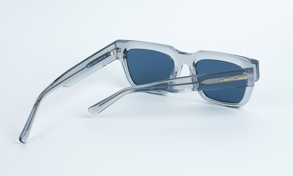 Transparent Grey Black Lens Sunglass