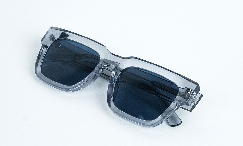 Transparent Grey Black Lens Sunglass
