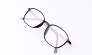 Shining Black Square Eyeglasses