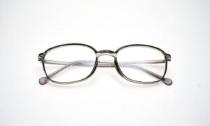 Square Transparent Grey Eyeglass