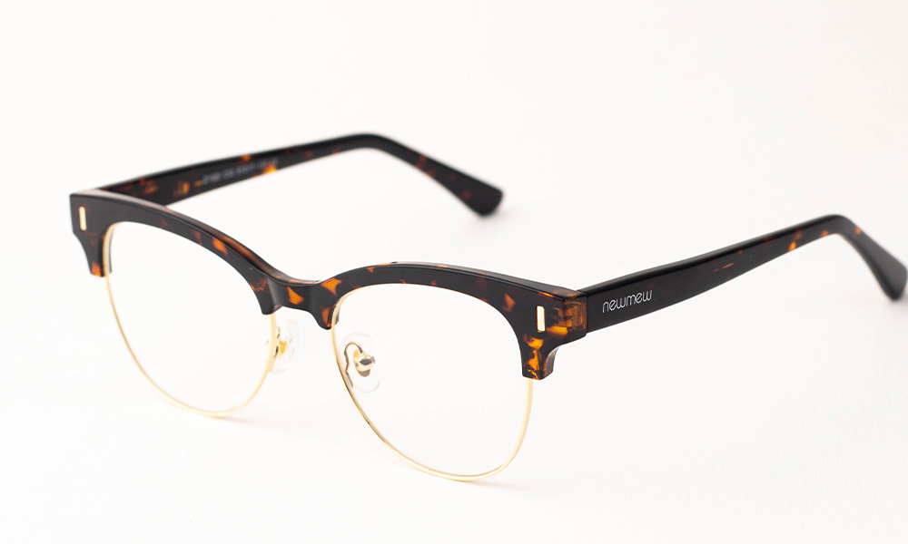 Golden Printed Eyeglasses - Image 3