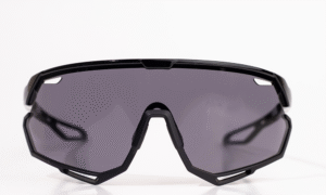 Shield Black Sporty Sunglass