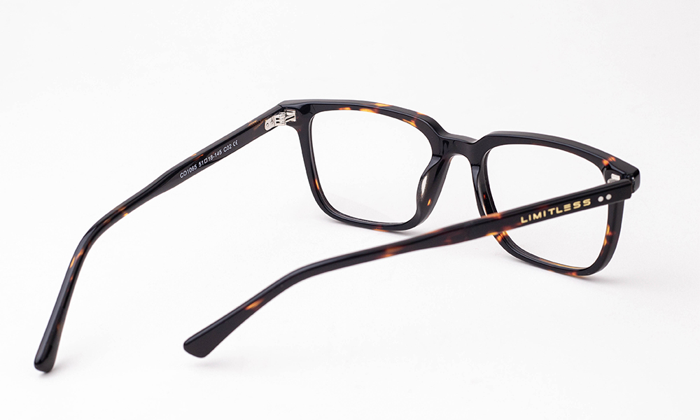 Acetate Square Animal Printed Eyeglass - Image 3