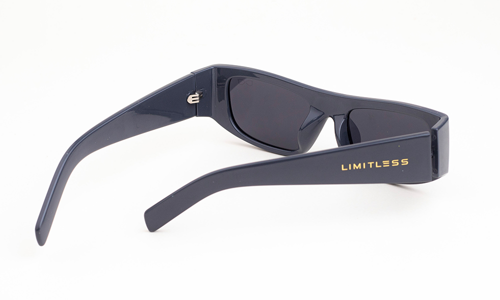 Wrap Over Grey Black Sunglass - Image 4