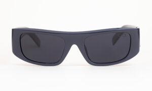 Wrap Over Grey Black Sunglasses