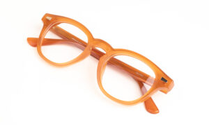 Orange Round Eyeglass