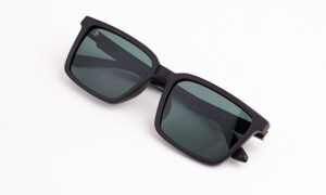 Matte Black Green Lens