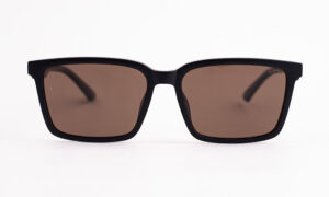 Matte Black Brown Lens