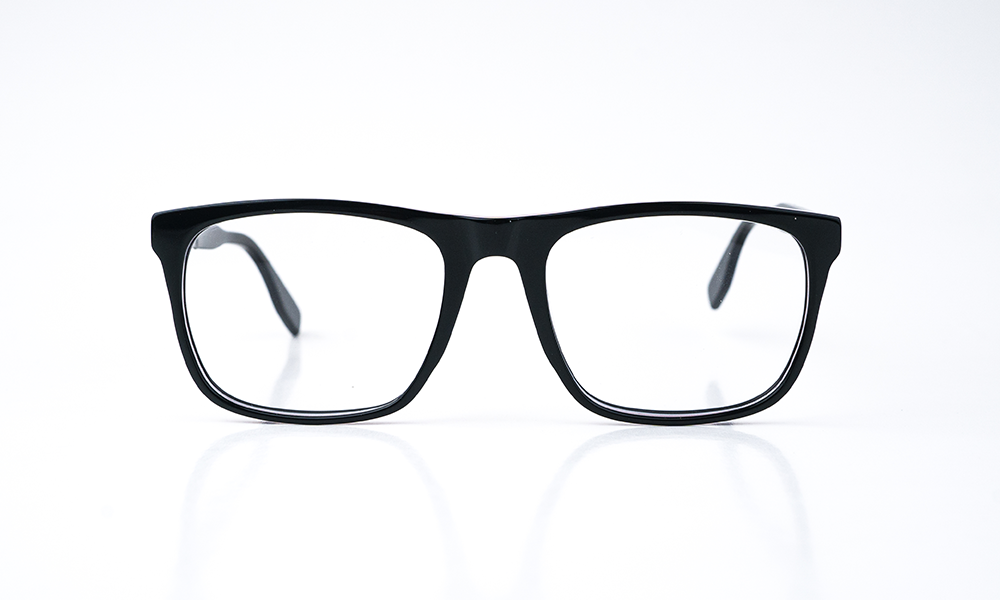 Black Mix Square Eyeglass