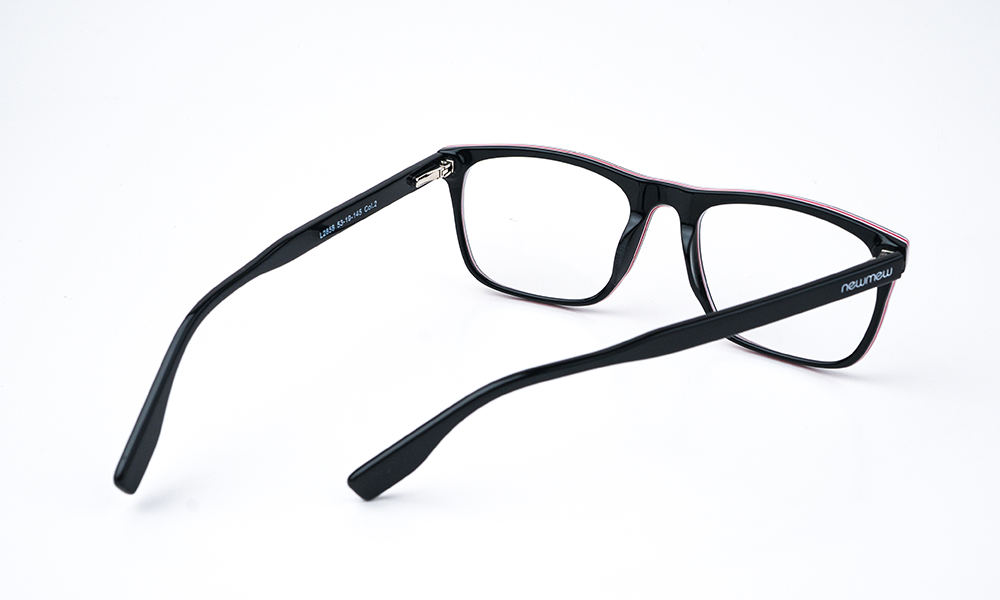 Black Mix Square Eyeglass