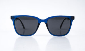Clubmaster Matte Blue Sunglass