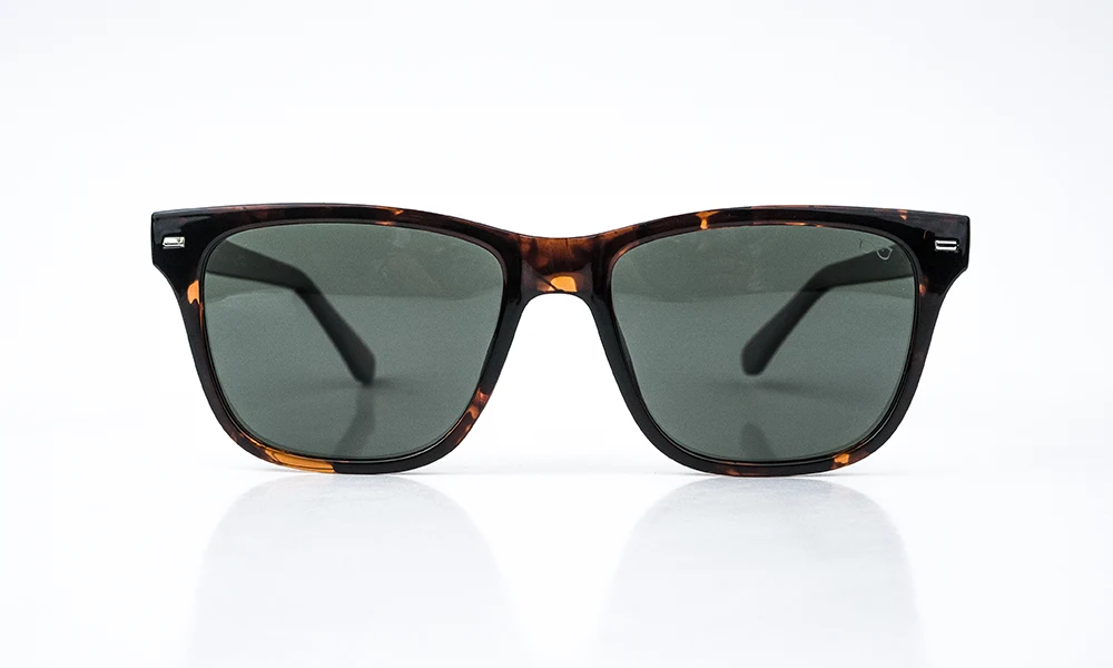 Square Printed Green Sunglasses
