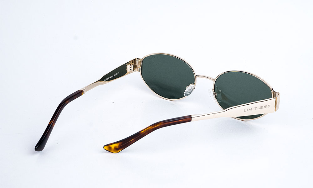Polarized Golden Green Sunglass