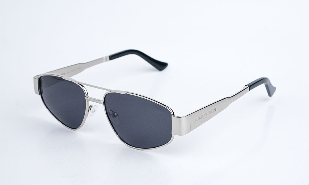Aviator Shiny Silver Sunglass