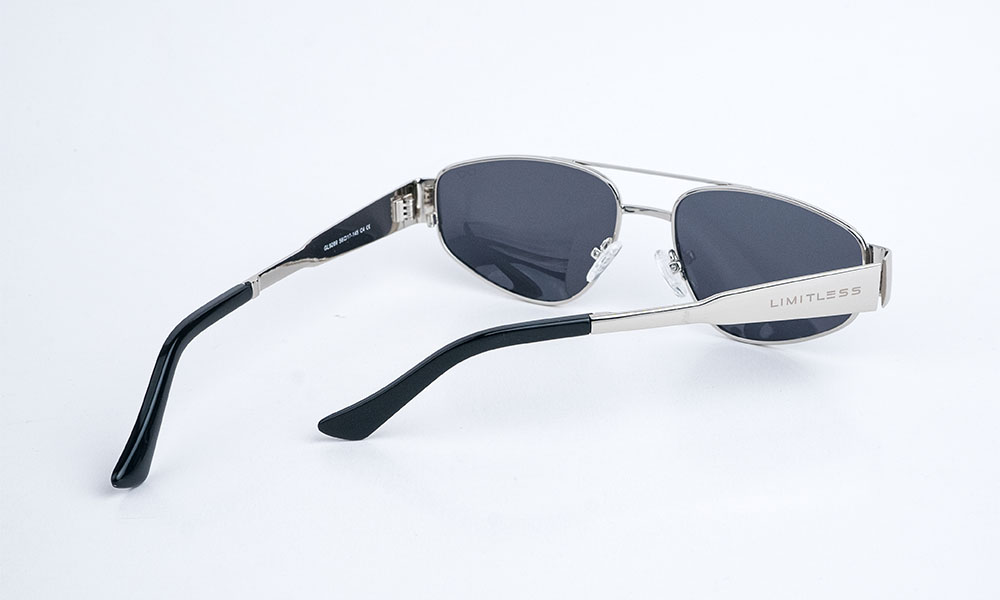 Aviator Shiny Silver Sunglass