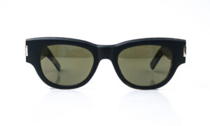 Matte Black Printed Sunglass