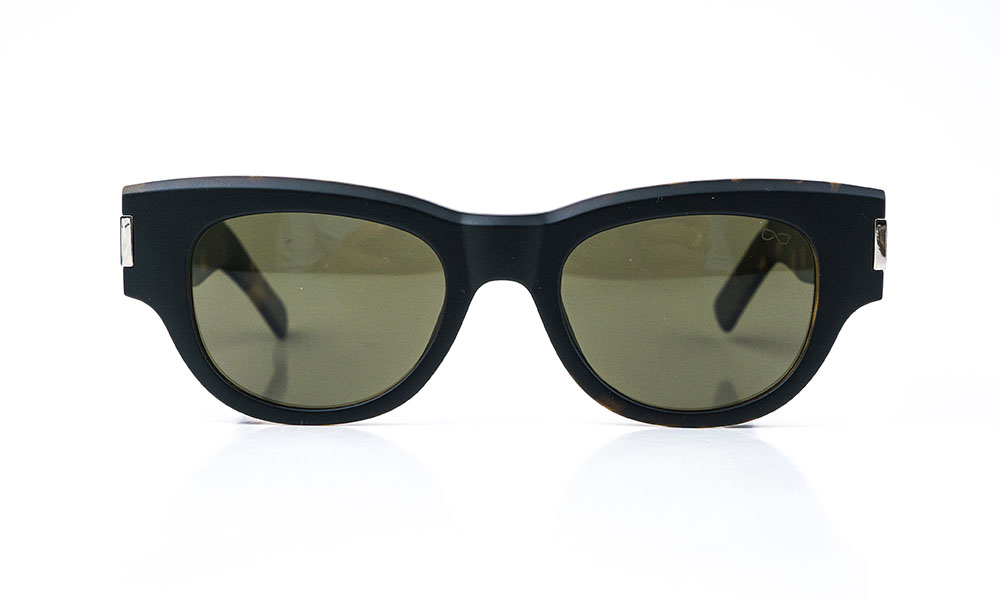 Matte Black Printed Sunglass