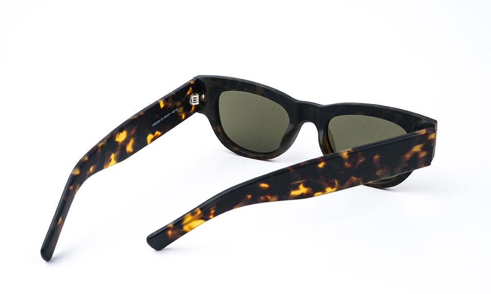 Matte Black Printed Sunglass