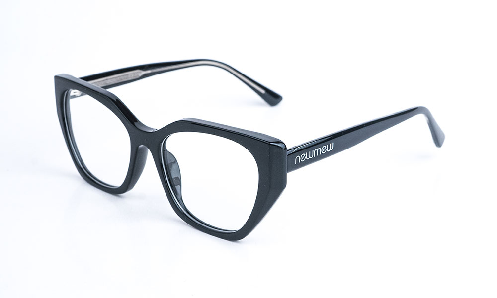 Cat Eye Shining Black Eyeglass - Image 3