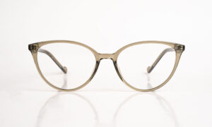 Cat Eye Eyeglass Transparent Olive