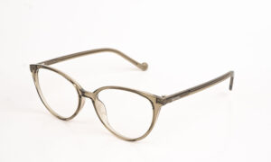 Cat Eye Eyeglass Transparent Olive