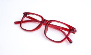 Square Shape Red Eyeglass