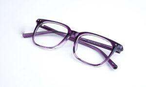 Square Shape Purple Eyeglass