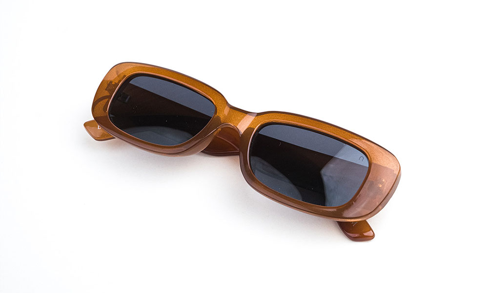 Elayne Orange Black Sunglass