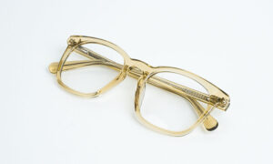 Acetate Peach Square Eyeglasses