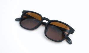 Printed Black Square Sunglass