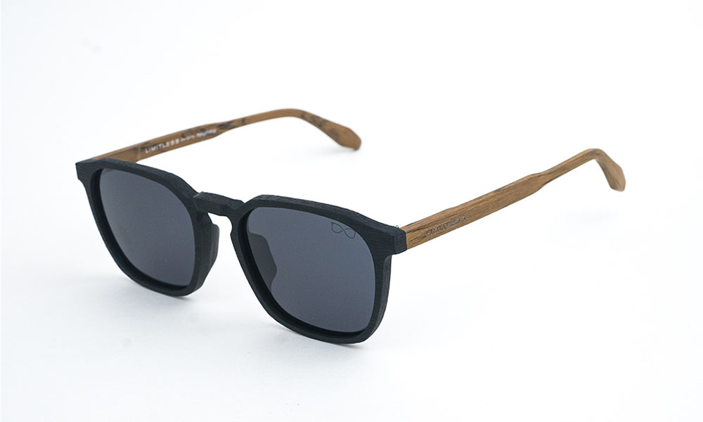Printed Wooden Square Sunglass
