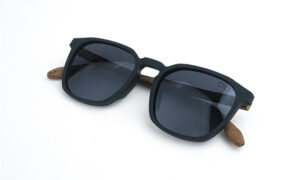 Printed Wooden Square Sunglass