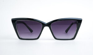 Transparent Black White Sunglasses