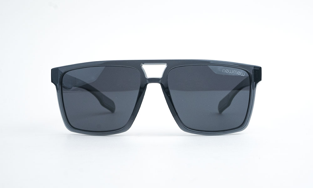 Transparent Grey Sporty Sunglasses