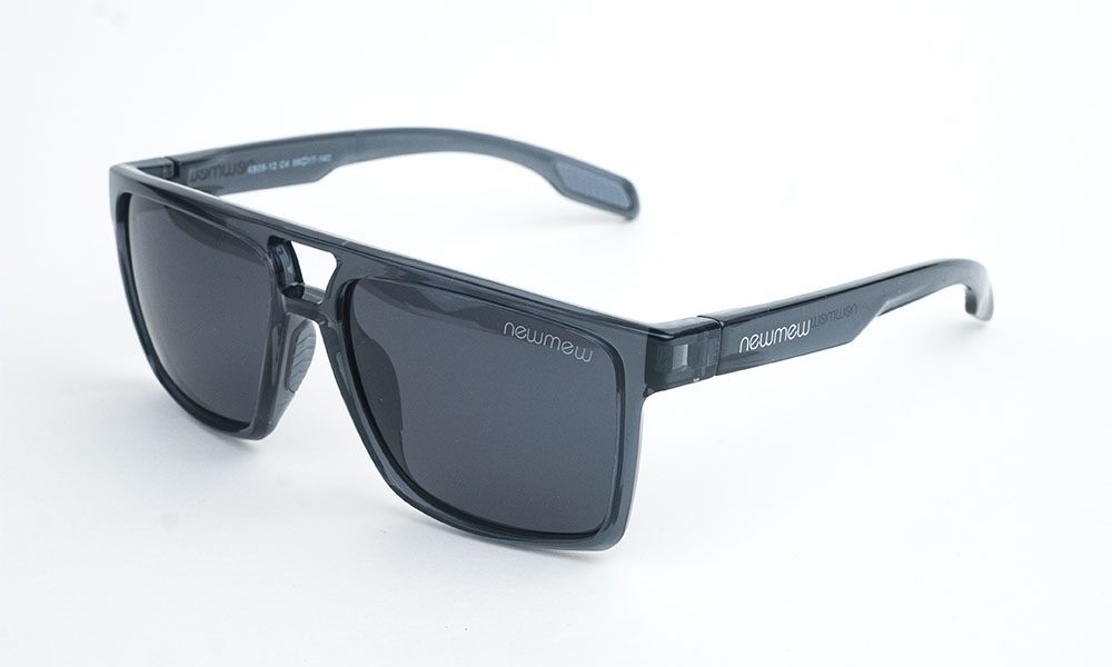 Transparent Grey Sporty Sunglasses