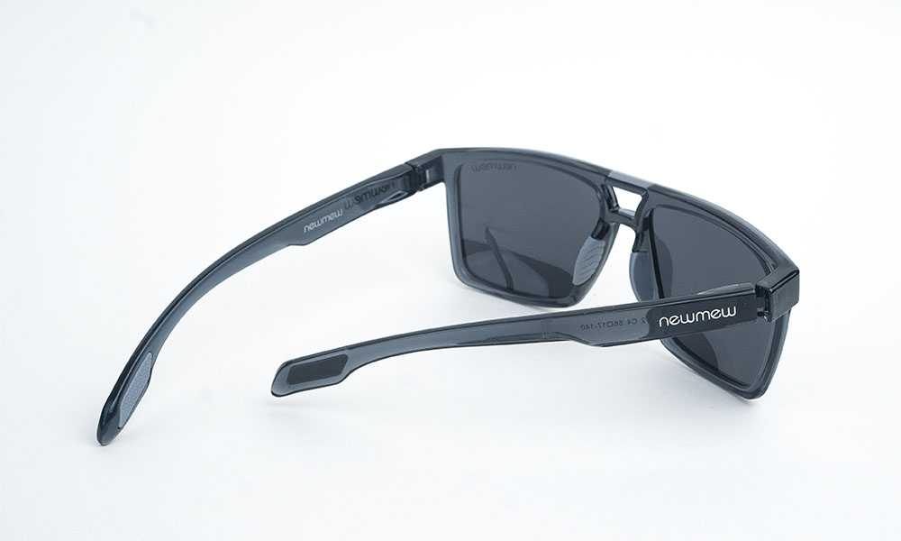 Transparent Grey Sporty Sunglasses