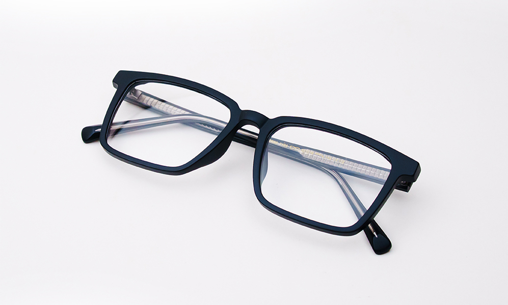 Matte Black Square Eyeglass