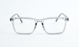Transparent Grey Square Eyeglass