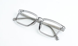 Transparent Grey Square Eyeglass