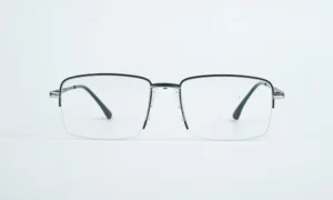 Matte Black Rimless Eyeglass