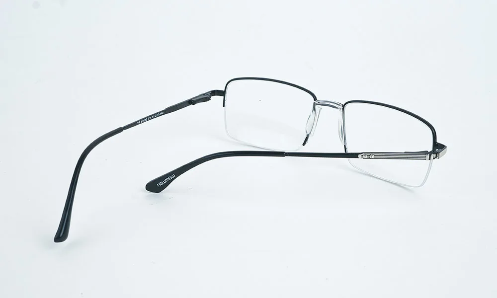 Matte Black Rimless Eyeglass