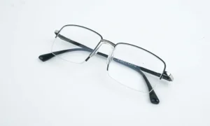 Matte Black Rimless Eyeglass