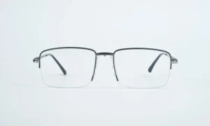Matte Grey Rimless Eyeglass