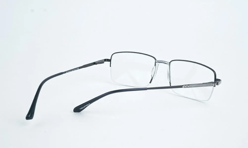 Matte Grey Rimless Eyeglass