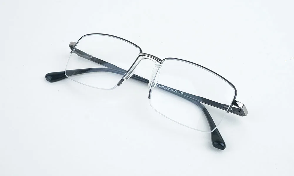 Matte Grey Rimless Eyeglass