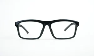 Shiny Black Clip On Eyeglass